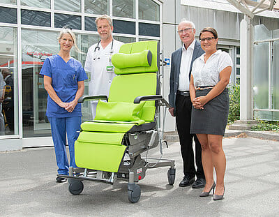 Der Mobilizer Medior wurde an die Klinik Rothenburg übergeben.